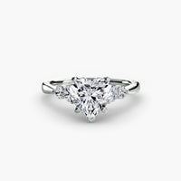 Solitaire with Shoulder Accents 2