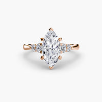 Solitaire with Shoulder Accents 2