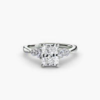 Solitaire with Shoulder Accents 2
