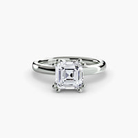 Double Prong Sollitaire ring