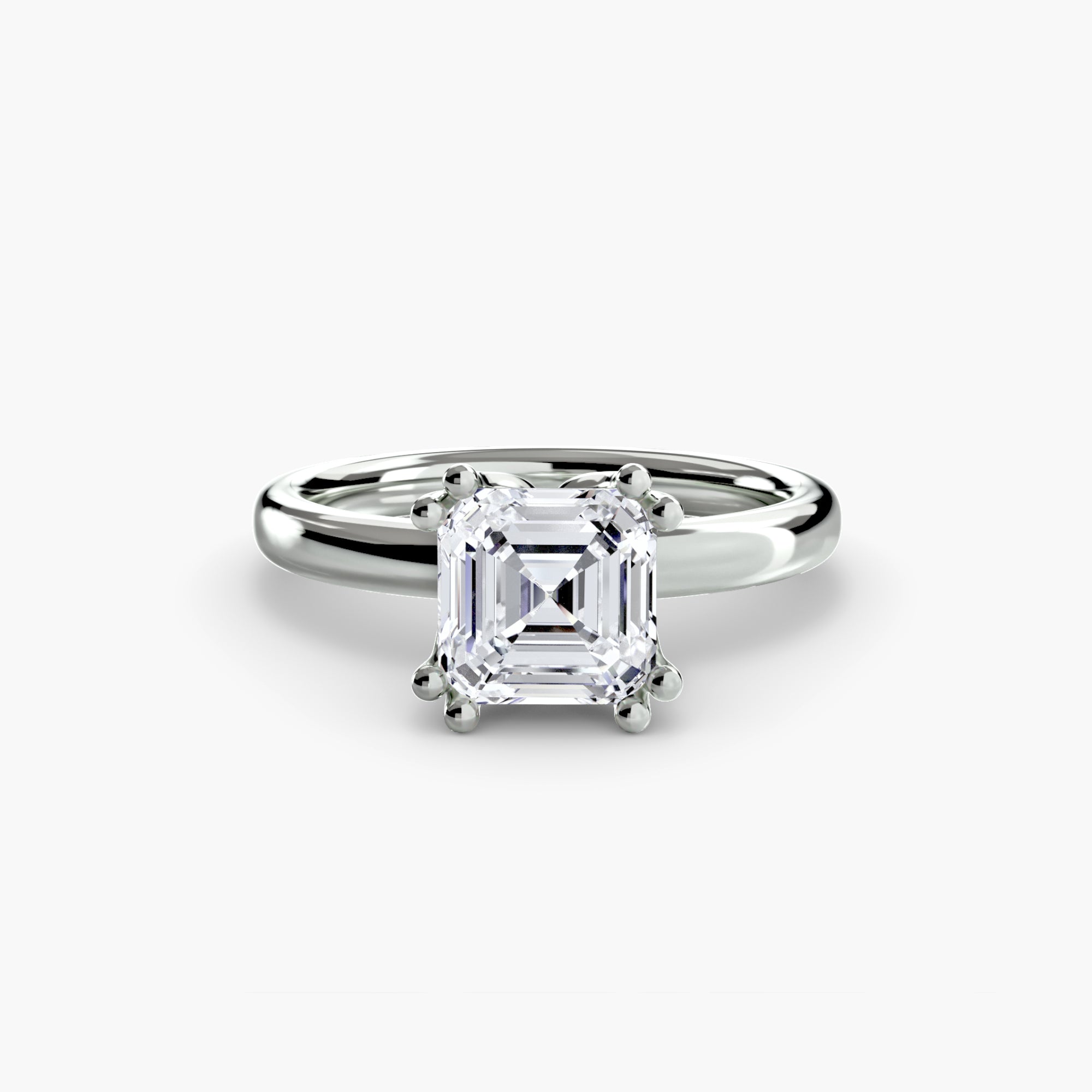 Double Prong Sollitaire ring