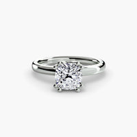 Double Prong Sollitaire ring