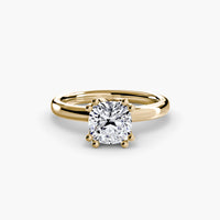 Double Prong Sollitaire ring