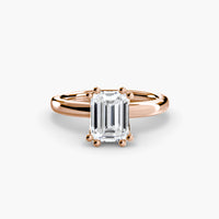 Double Prong Sollitaire ring