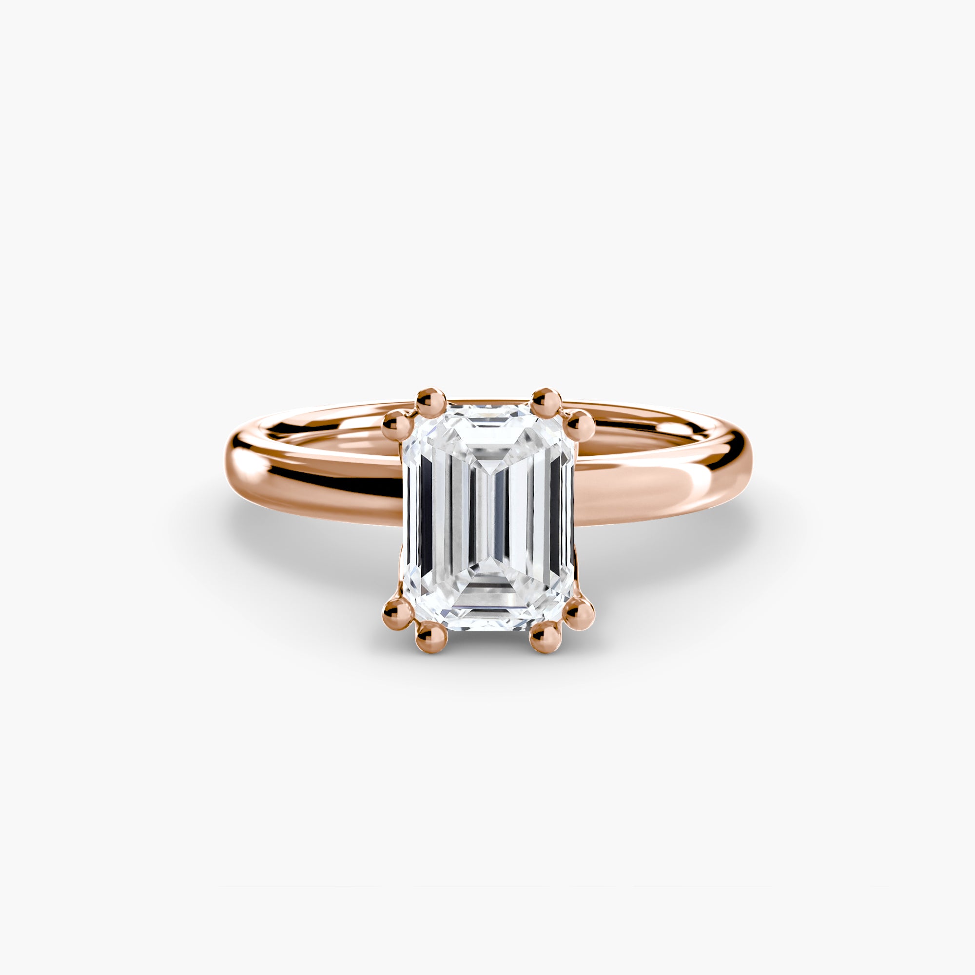 Double Prong Sollitaire ring
