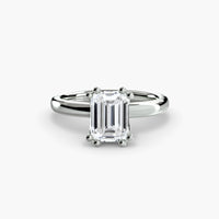 Double Prong Sollitaire ring