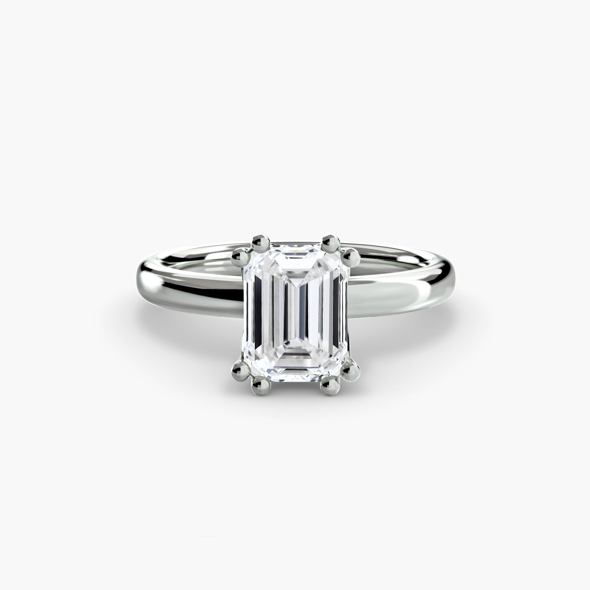 Double Prong Sollitaire ring