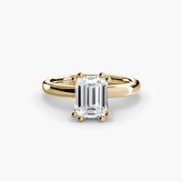 Double Prong Sollitaire ring