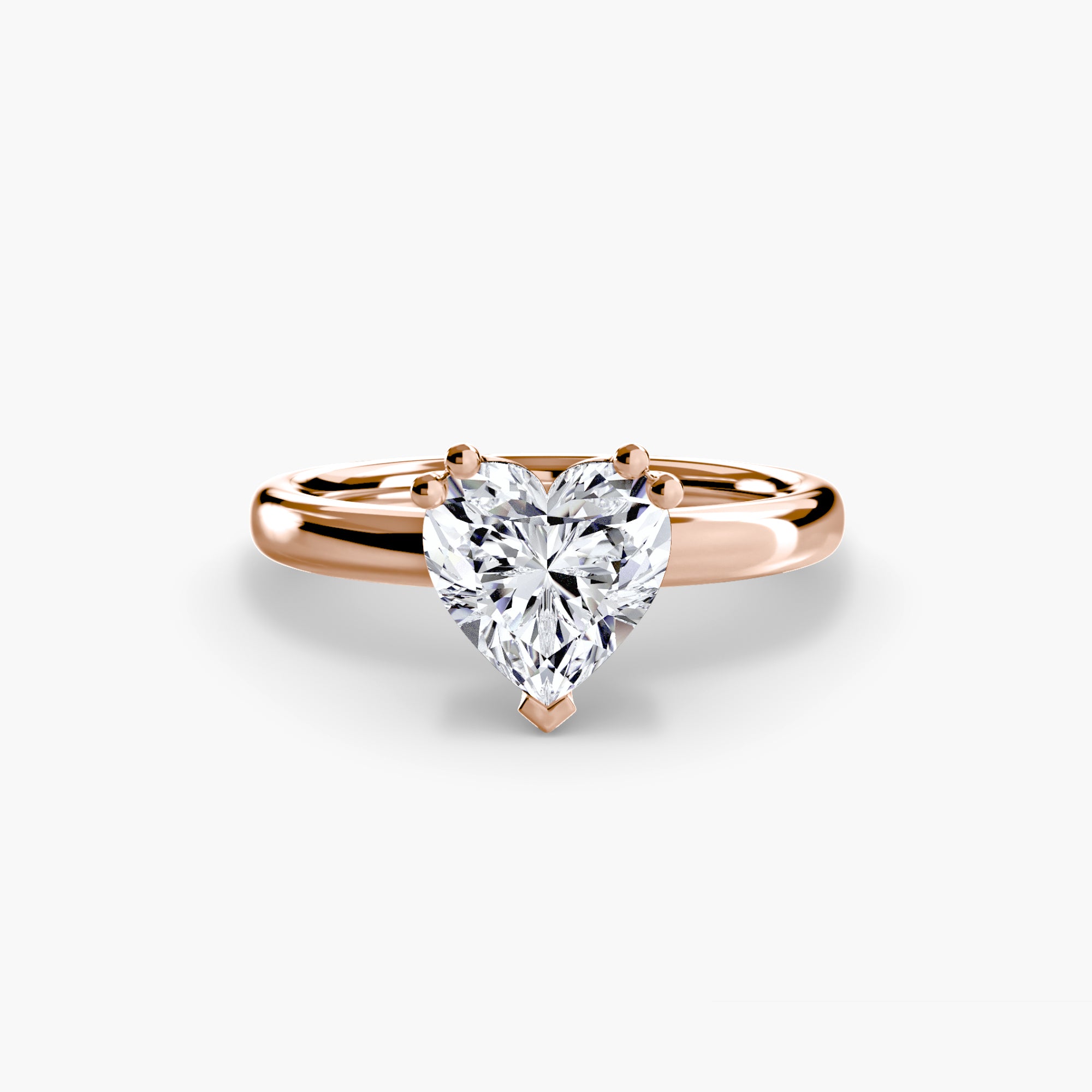 Double Prong Sollitaire ring