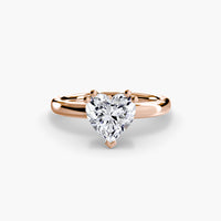 Double Prong Sollitaire ring