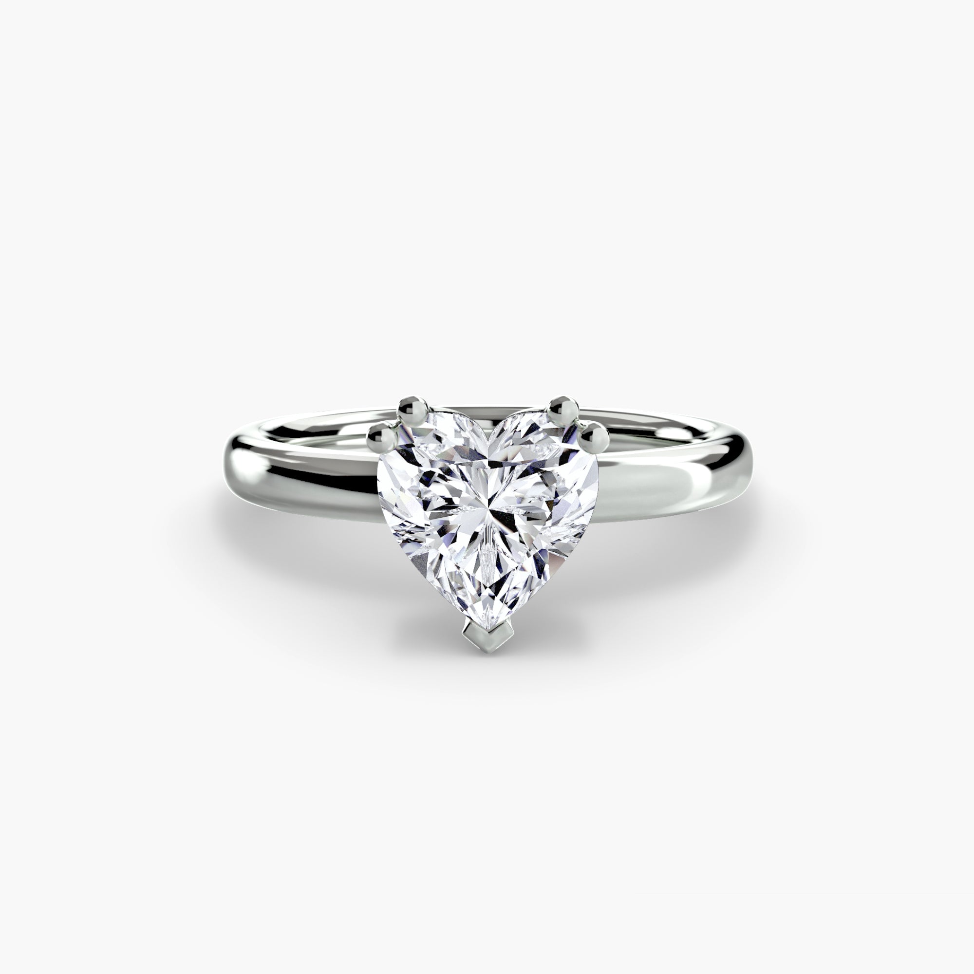 Double Prong Sollitaire ring