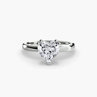 Double Prong Sollitaire ring