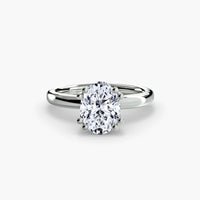 Double Prong Sollitaire ring