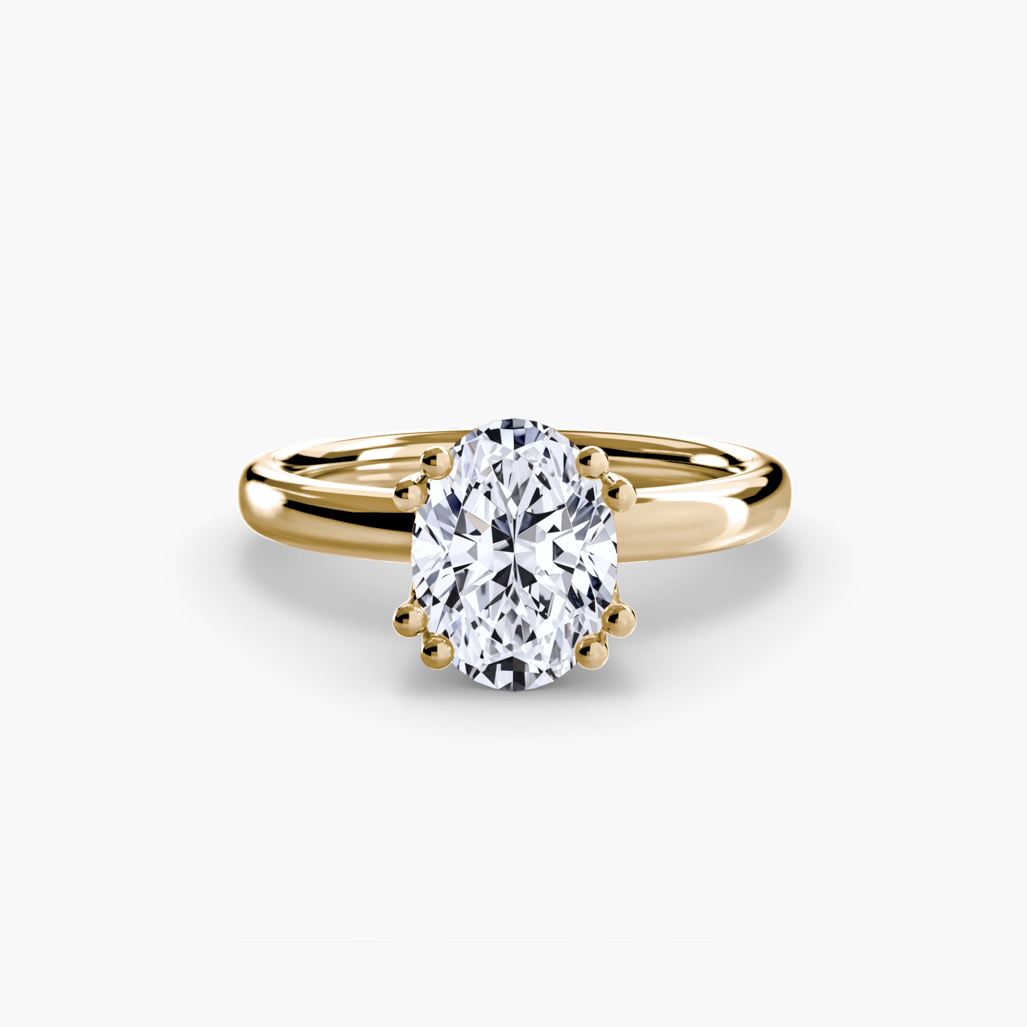 Double Prong Sollitaire ring