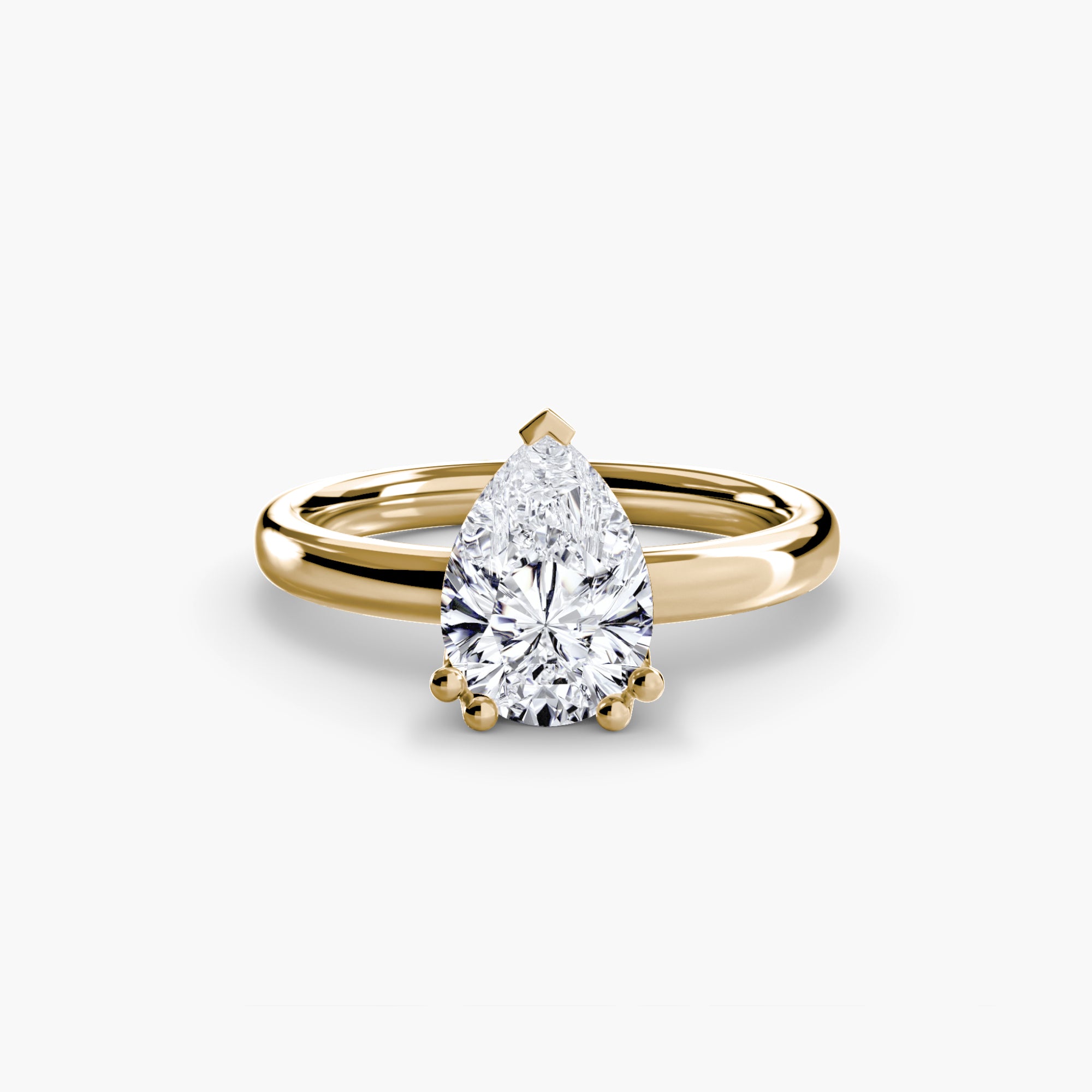 Double Prong Sollitaire ring