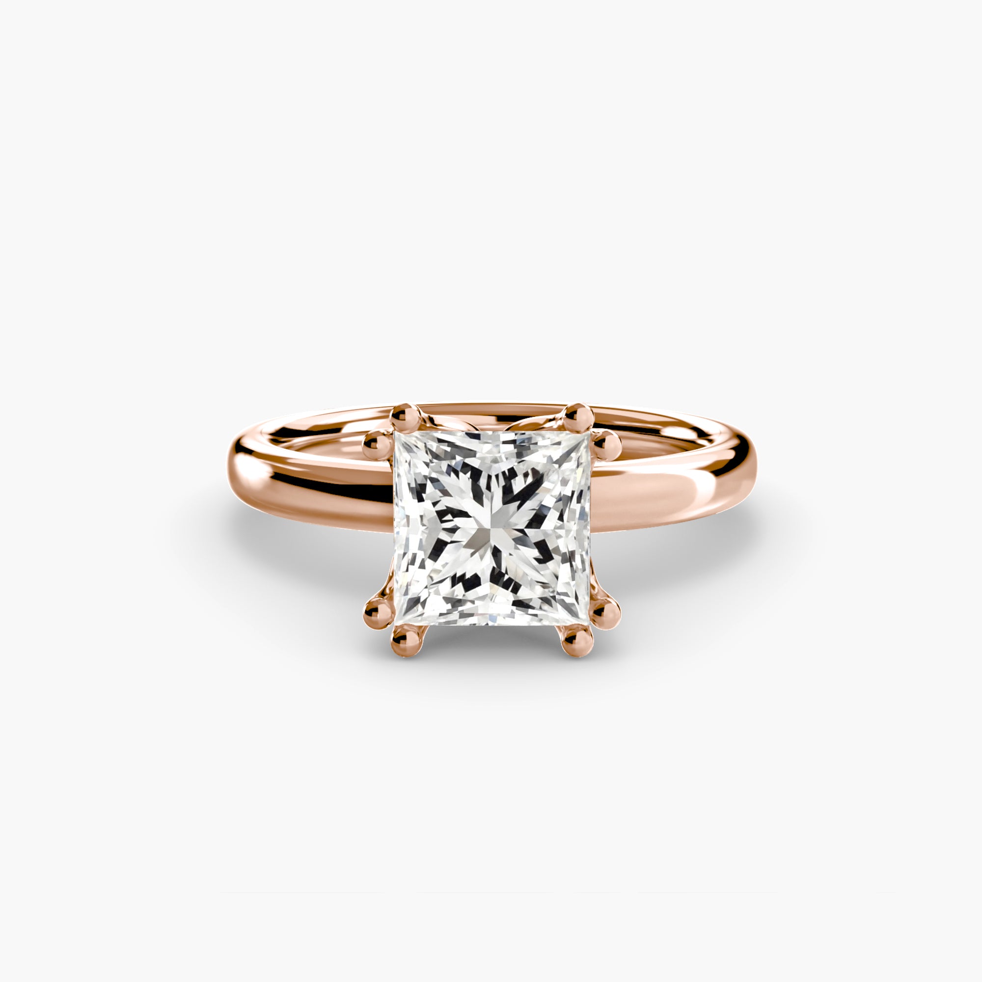 Double Prong Sollitaire ring