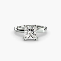 Double Prong Sollitaire ring