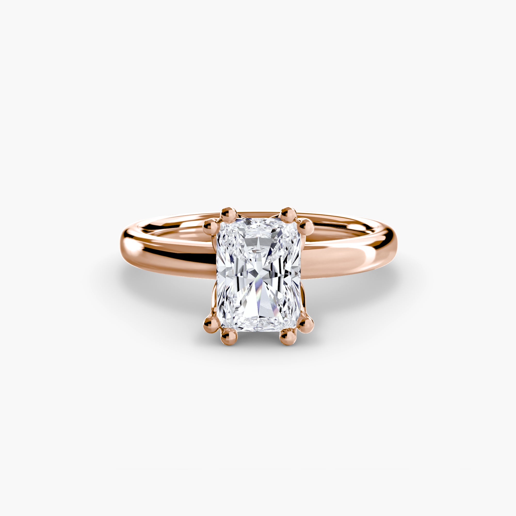 Double Prong Sollitaire ring
