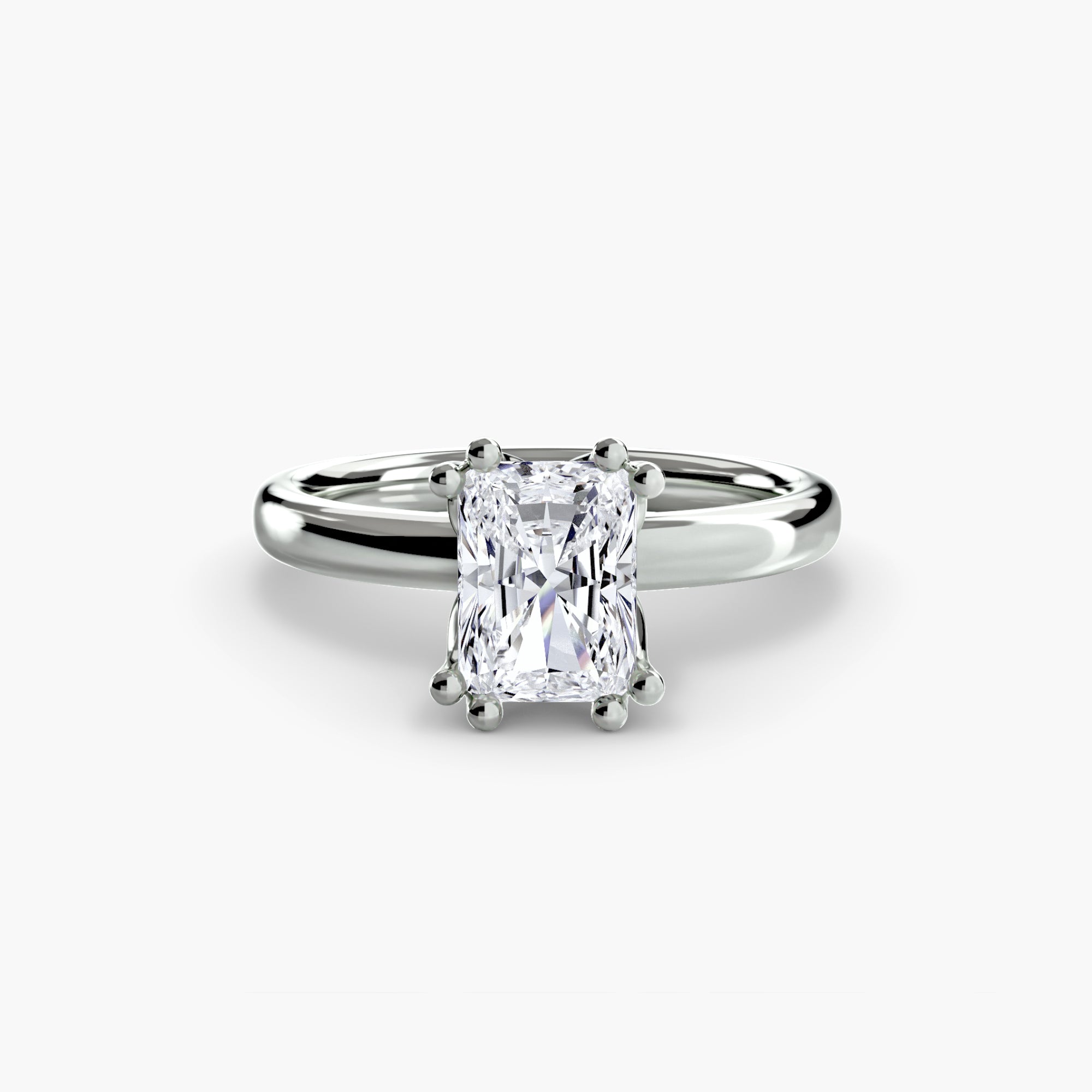 Double Prong Sollitaire ring