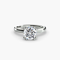 Double Prong Sollitaire ring