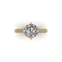Lumiére Three Row Engagement Ring