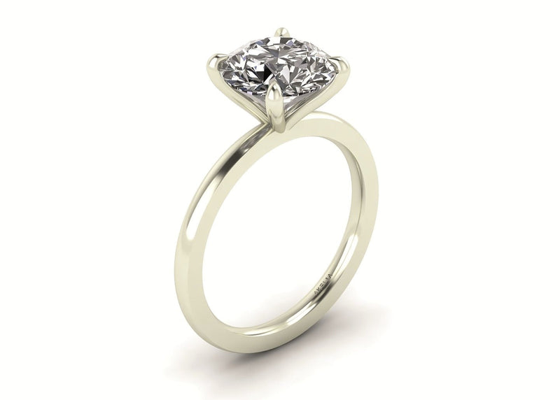Classic Round Solitaire Engagement Ring