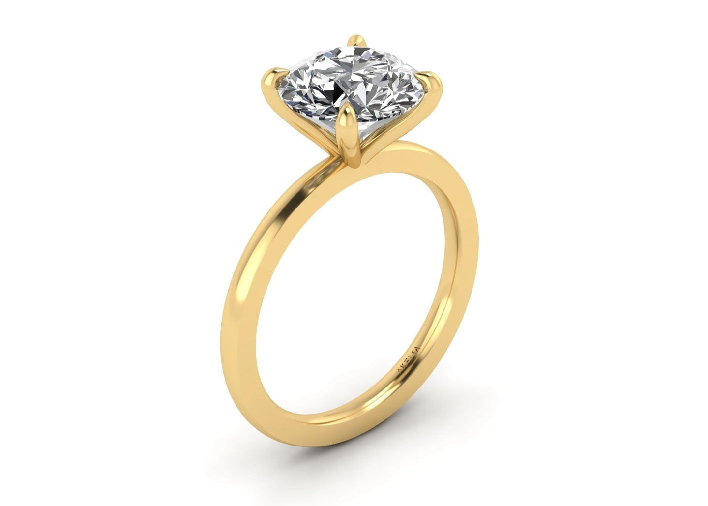 Classic Round Solitaire Engagement Ring