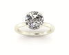 Classic Hidden Halo Engagement ring