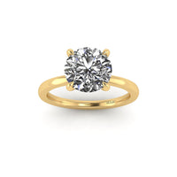 Classic Round Solitaire Engagement Ring