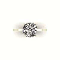 Classic Round Solitaire Engagement Ring