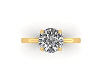 Classic Hidden Halo Engagement ring