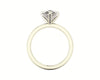 Pear Diamond Set Prongs Solitaire Engagement Ring