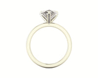 Pear Diamond Set Prongs Solitaire Engagement Ring