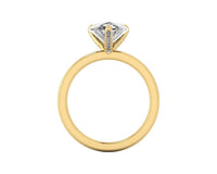 Pear Diamond Set Prongs Solitaire Engagement Ring