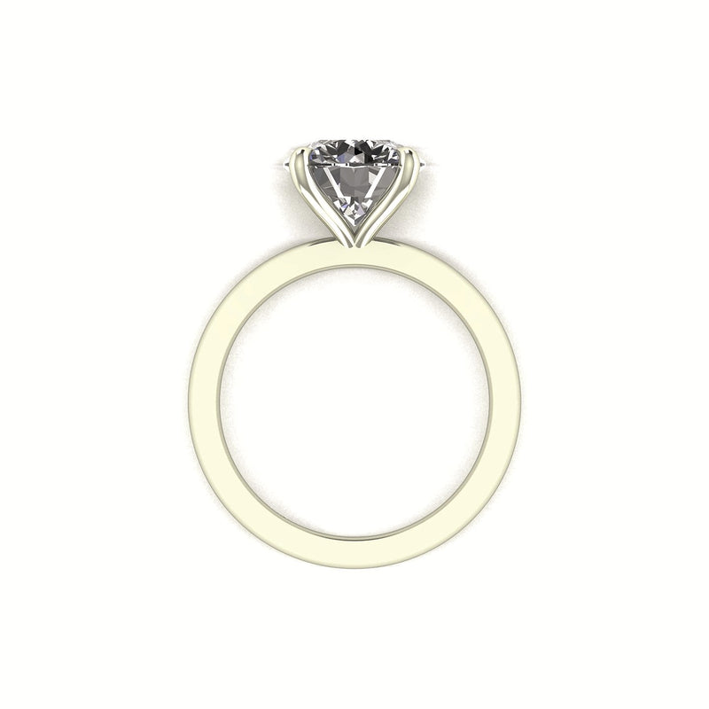 Classic Round Solitaire Engagement Ring
