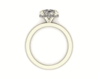 Classic Hidden Halo Engagement ring
