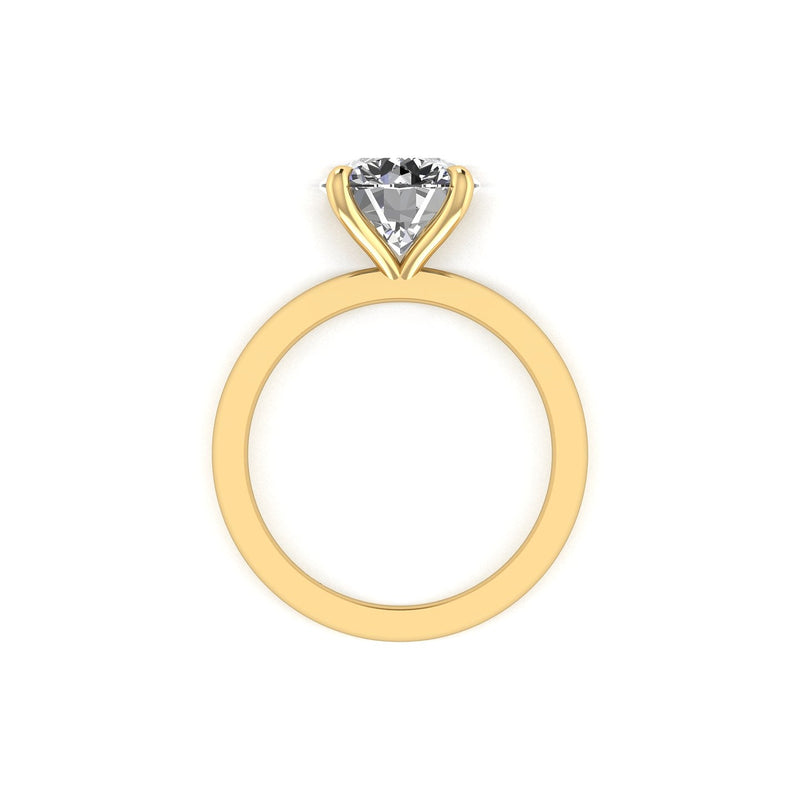 Classic Round Solitaire Engagement Ring
