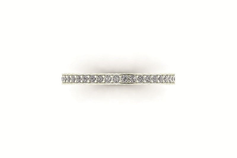 3 Sided Diamond Band
