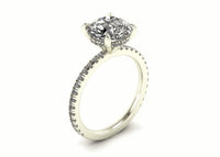 Classic Round Gallery With Diamond shank