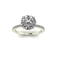 Classic Round Gallery With Diamond shank