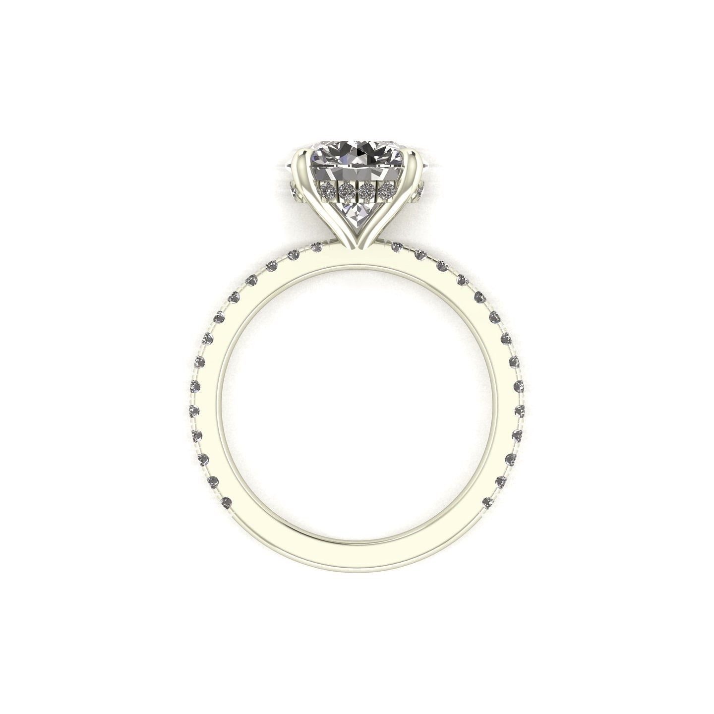 Classic Round Gallery With Diamond shank