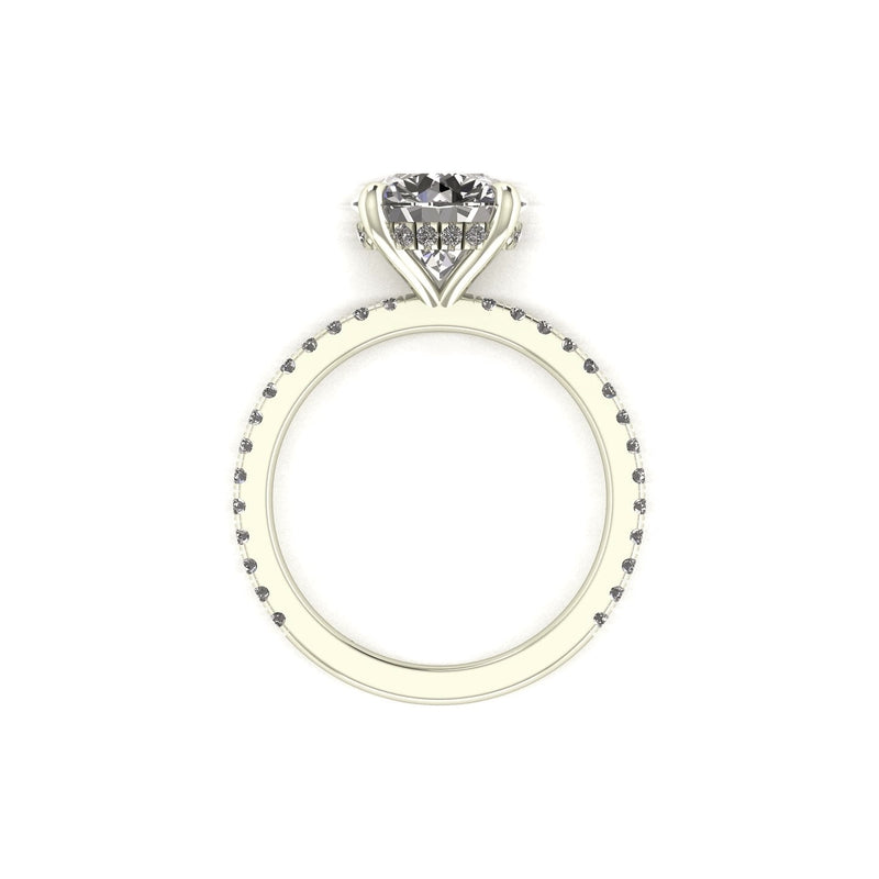 Classic Round Gallery With Diamond shank