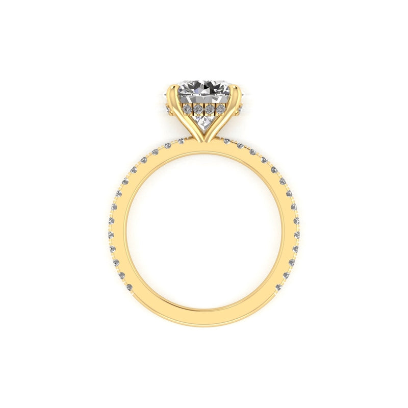 Classic Round Gallery With Diamond shank