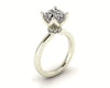 Classic Tulip Solitaire Engagement Ring