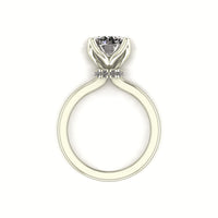 Classic Tulip Solitaire Engagement Ring